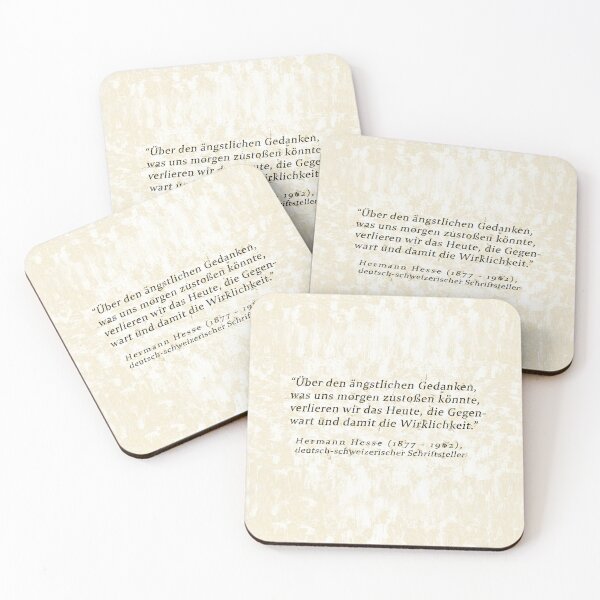 Item preview, Hermann Hesse fear thoughts designed and sold by coolArtGermany.