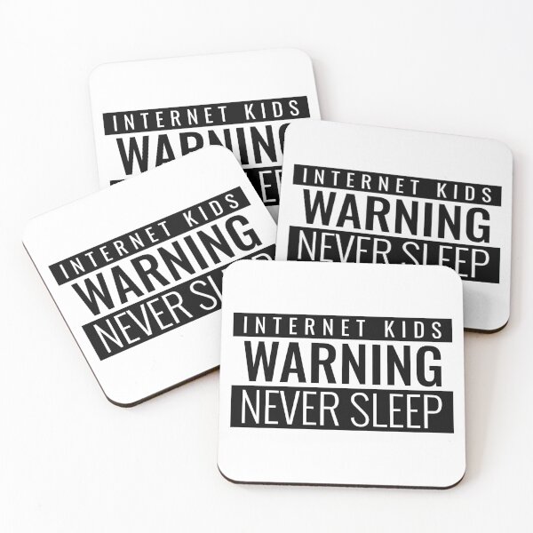 Item preview, Warning Internet Kids Never Sleep designed and sold by DawnGCo.