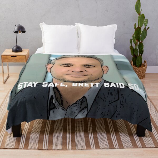 Item preview, Brett Sutton Chief Health Officer Victoria graphic saying, "Stay safe, Brett said so"  designed and sold by spooks draws.
