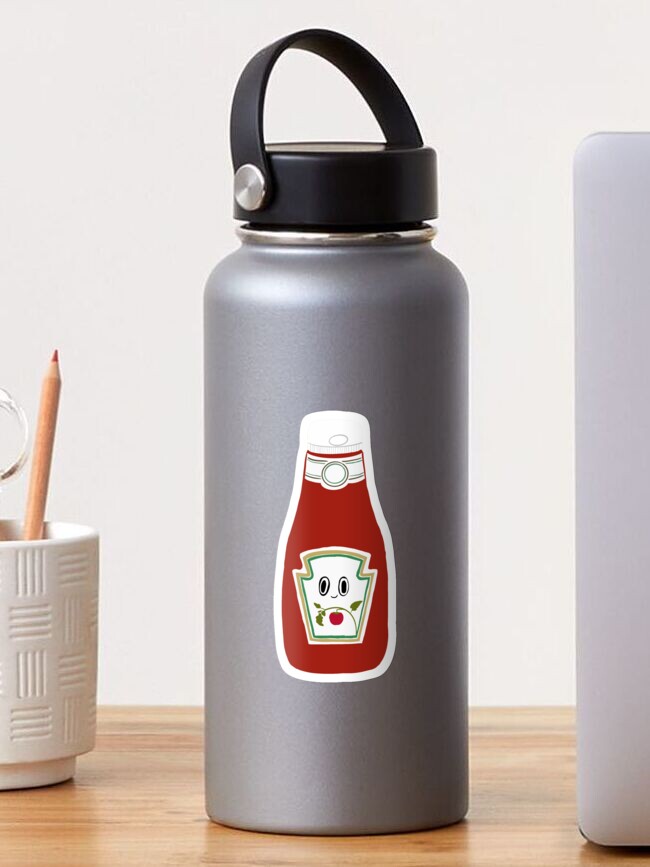 Cute ketchup bottle Sticker for Sale by Karsmultifam