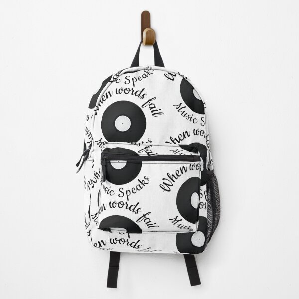 Item preview, When Words Fail Music Speaks, Music Lover Quote designed and sold by 4AllTimes.