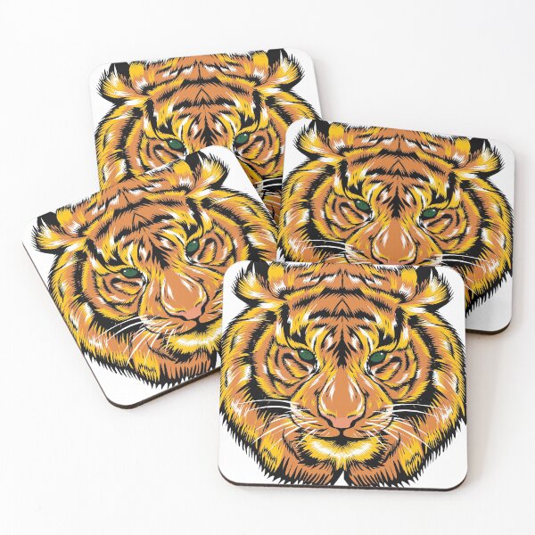 Item preview, Tiger face illustration hand drawn  designed and sold by TattooWorker.