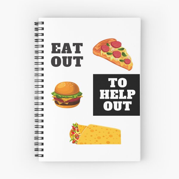 Item preview, Eat Out To Help Out - Burrito, Burger, Pizza designed and sold by somebasic.