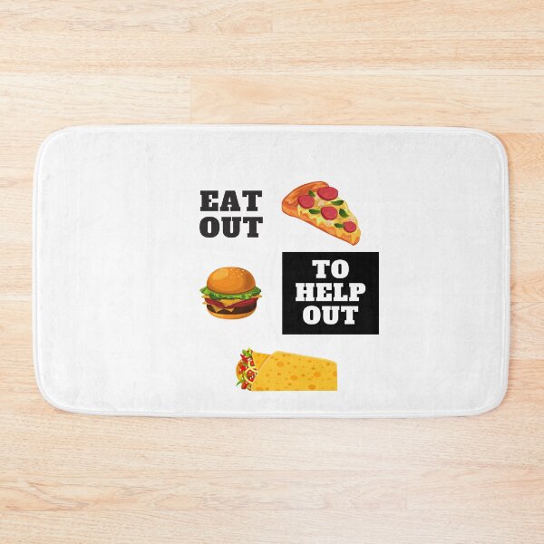 Item preview, Eat Out To Help Out - Burrito, Burger, Pizza designed and sold by somebasic.