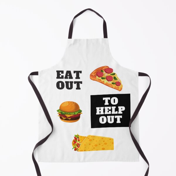 Item preview, Eat Out To Help Out - Burrito, Burger, Pizza designed and sold by somebasic.