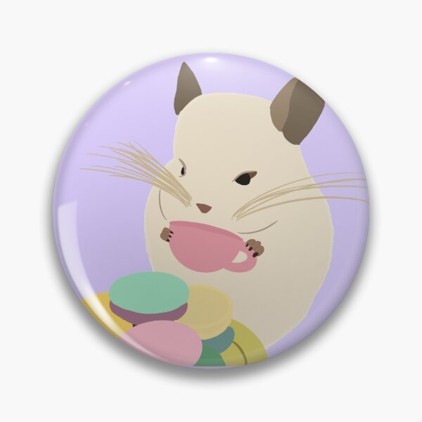 Item preview, Cute chinchilla drinking tea designed and sold by Karsmultifam.