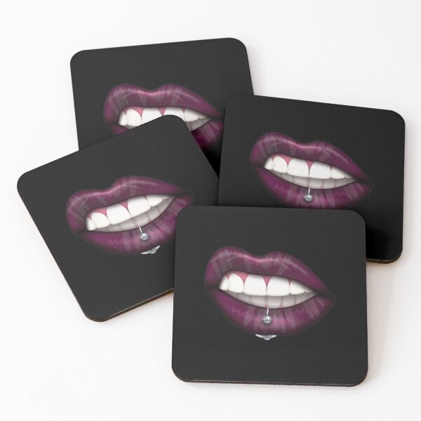 Item preview, Purple Lip Piercing designed and sold by MoonObscura.