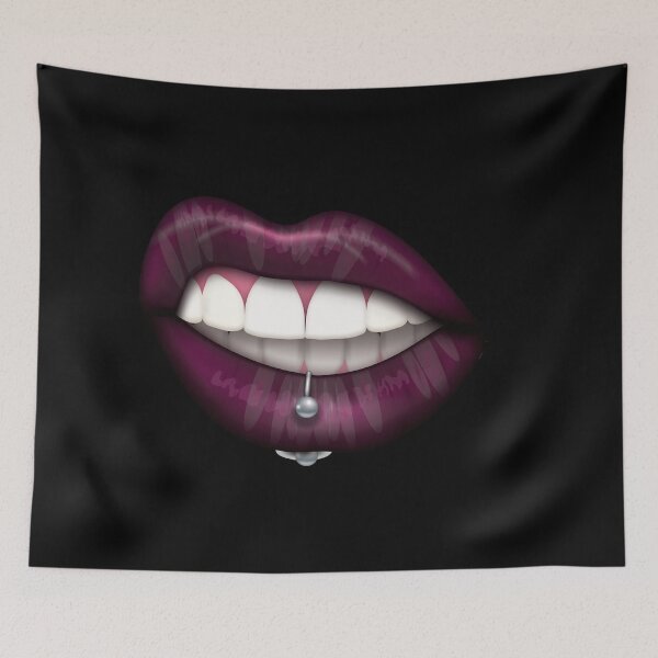Item preview, Purple Lip Piercing designed and sold by MoonObscura.