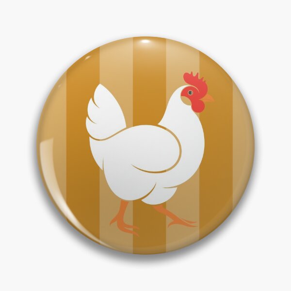 Item preview, White Hen on Stripes! designed and sold by Pinnypin.