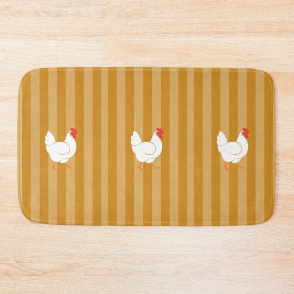 Item preview, White Hen on Stripes! designed and sold by Pinnypin.