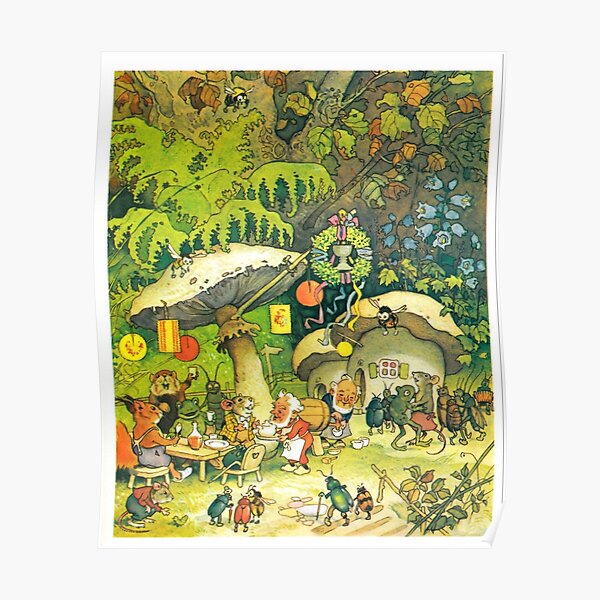 “Garden Party” by Fritz Baumgarten Poster