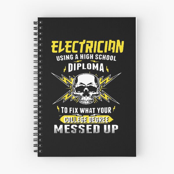 Item preview, Electrician Using a High School Diploma to Fix What Your College Degree Messed Up designed and sold by GeniusDesignArt.