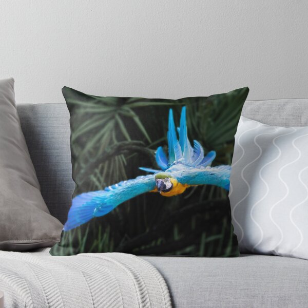 Item preview, Blue and gold Macaw in flight designed and sold by DVart-nz.