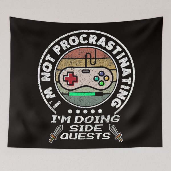 Item preview, I'm not procrastinating I'm doing side quests t shirt  designed and sold by Majesticoo.