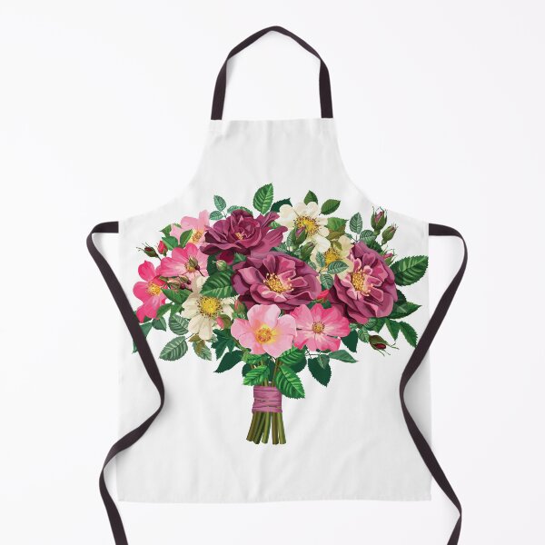 Item preview, Flower bouquet, Rose Bouquet, pink, red, and white anemone flower bouquet illustration designed and sold by Halalolo.