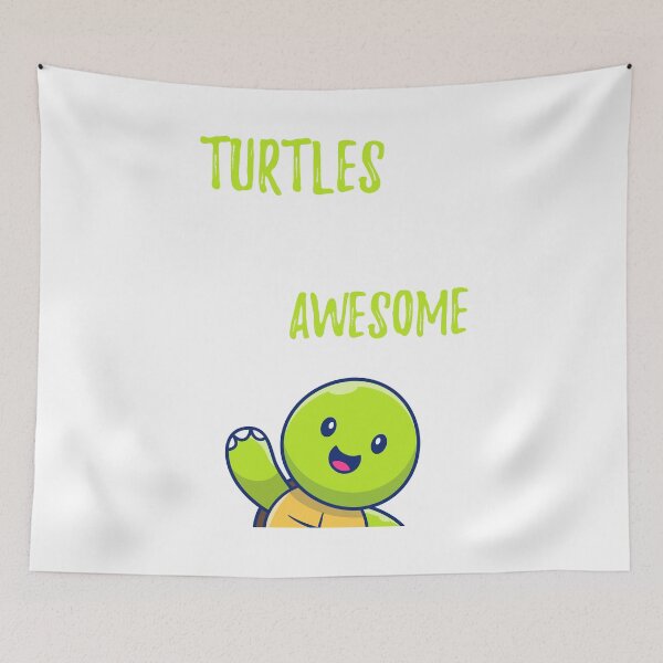 Item preview, Kids Turtles Are Awesome Therefore I Am A Turtles Funny Design designed and sold by noirty.