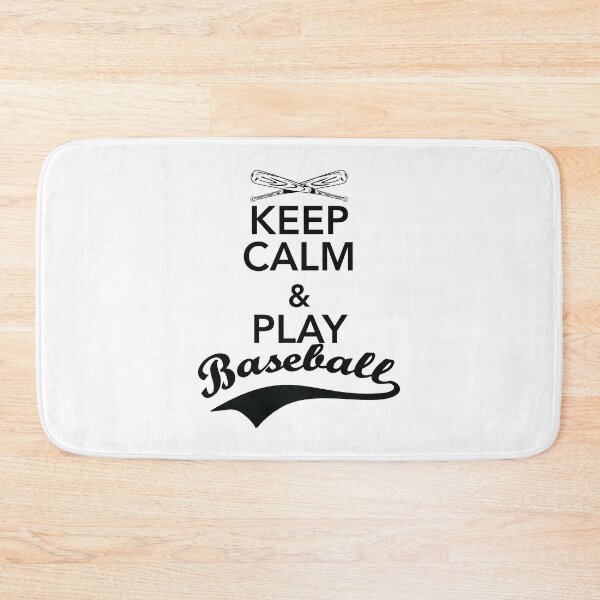 Item preview, Keep Calm And Play Baseball, With Baseball Bat designed and sold by 4AllTimes.
