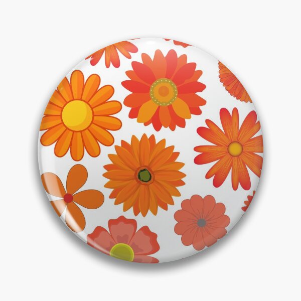 Item preview, Lots of Orange Flowers! Gorgeous! designed and sold by Pinnypin.