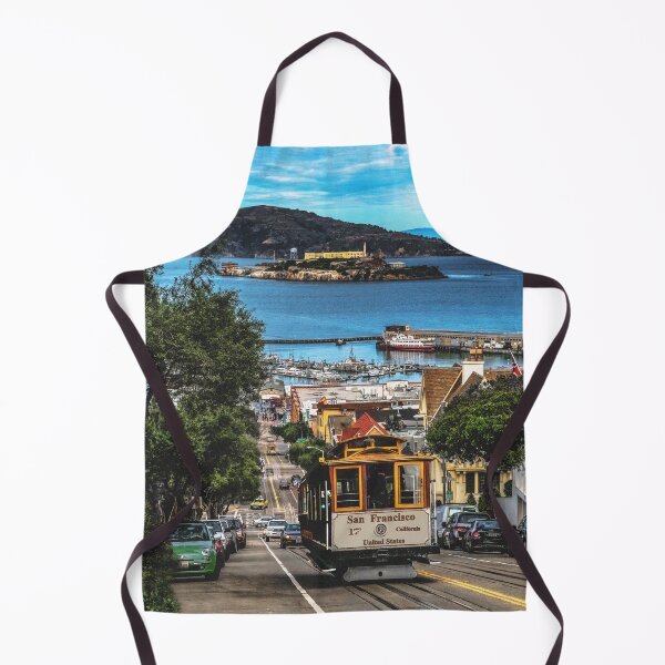 Item preview, San Francisco, California - Iconic Cable Car and Alcatraz Island  designed and sold by leemcnut.