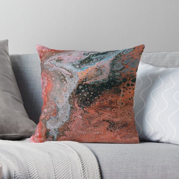 Pillow abstract drawing style Throw Pillow
