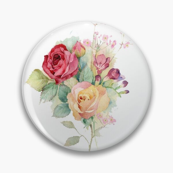 Item preview, Watercolour Flowers Watercolor painting Rose Art, Watercolor flowers, floral artwork designed and sold by Halalolo.