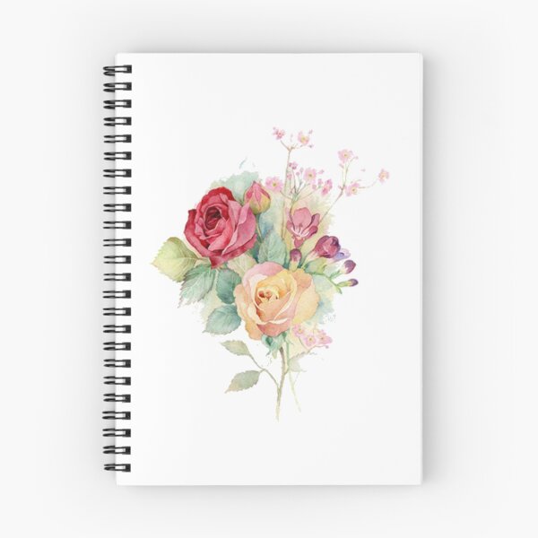 Item preview, Watercolour Flowers Watercolor painting Rose Art, Watercolor flowers, floral artwork designed and sold by Halalolo.