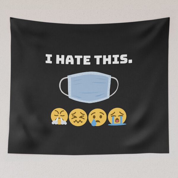 Item preview, I Hate this - Mask designed and sold by MohitJain1109.