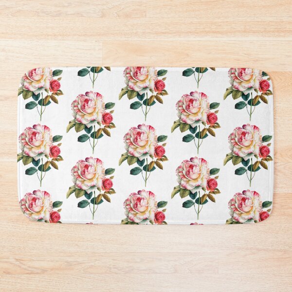Item preview, pink and red roses, Flower Watercolor painting Floral design Oil painting, watercolor flowers designed and sold by Halalolo.