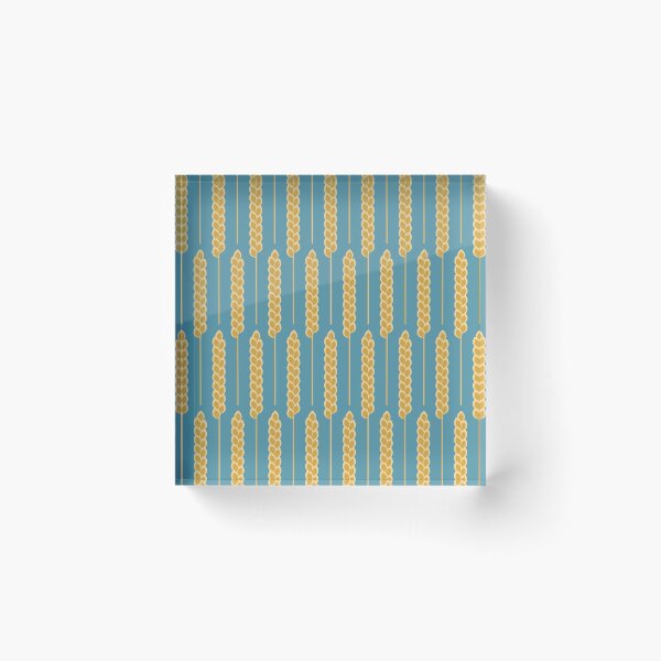 Item preview, Wheat cereal blue pattern designed and sold by EngineerGoC.