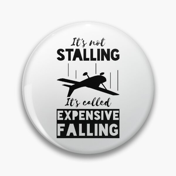 Item preview, Aircraft Stalling Aviation Humor designed and sold by Clintoinks.
