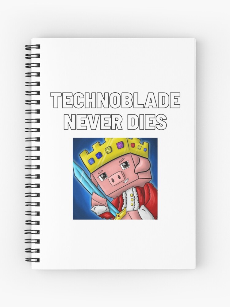 TECHNOBLADE: Technoblade Notebook - Technoblade Art - Technoblade
