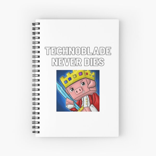  Technoblade never dies: composition notebook minecraft