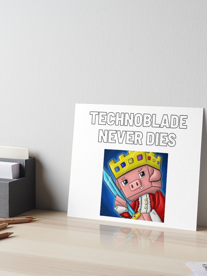 technoblade never dies art Poster for Sale by khunthull