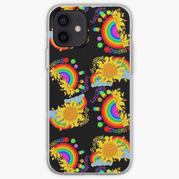 Kawaii Sunshine, Lollipops and Rainbows iPhone Soft Case