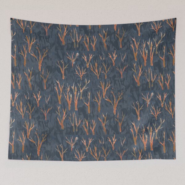 Item preview, Blue-grey forest designed and sold by bunlinked.