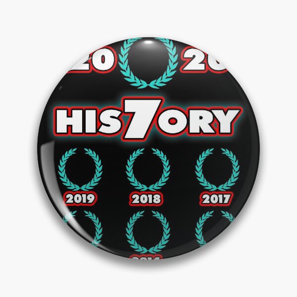 Item preview, Lewis Hamilton 7 times world champion 2020 His7ory designed and sold by ideasfinder.