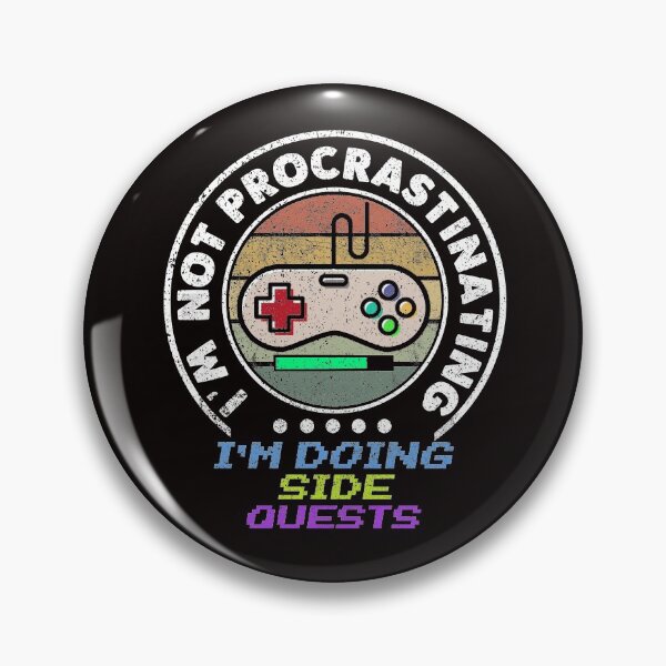 Item preview, not procrastinating I'm doing side quests t shirt  designed and sold by Majesticoo.