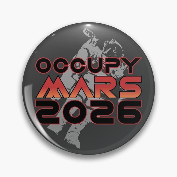 Item preview, Occupy Mars 2026 designed and sold by Clintoinks.