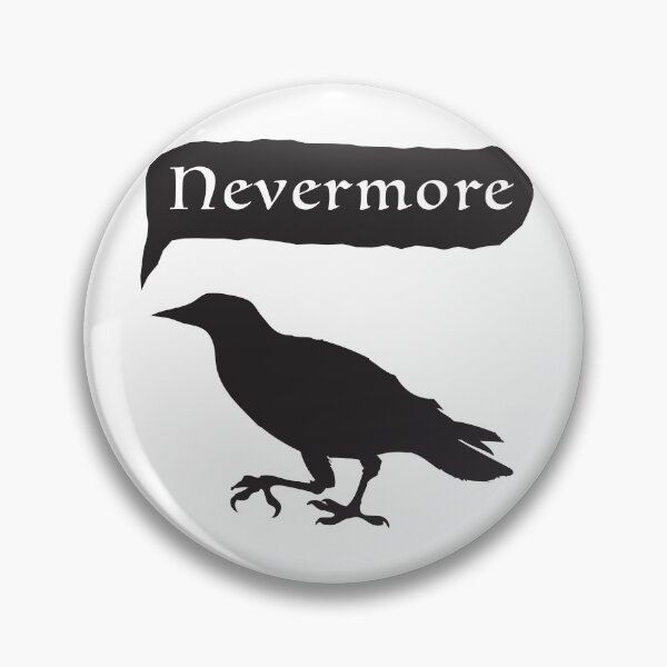 Item preview, Black raven saying NEVERMORE designed and sold by jazzydevil.