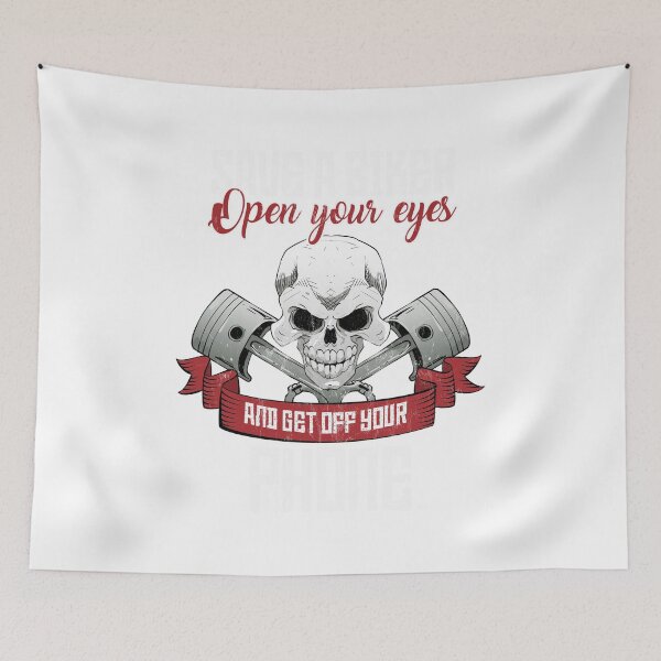 Item preview, Motorcycle Awareness Save a Biker Design designed and sold by noirty.