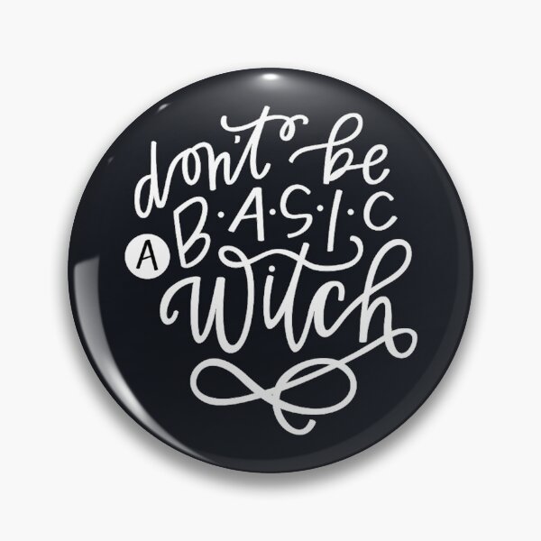Item preview, Don't Be Basic Witch Funny Halloween Party Gift For Men And Women designed and sold by Dadjokes Co.