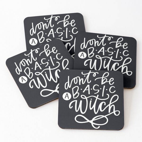 Item preview, Don't Be Basic Witch Funny Halloween Party Gift For Men And Women designed and sold by Dadjokes Co.