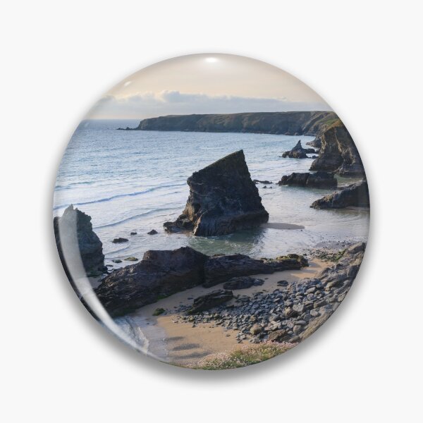 Item preview, Thift and Kidney Vetch above Bedruthan Steps designed and sold by bitm2007.