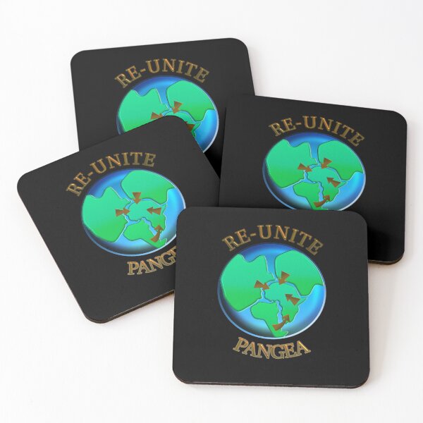 Item preview, Re-unite Pangea Funny Geological World Map designed and sold by kansaikate.