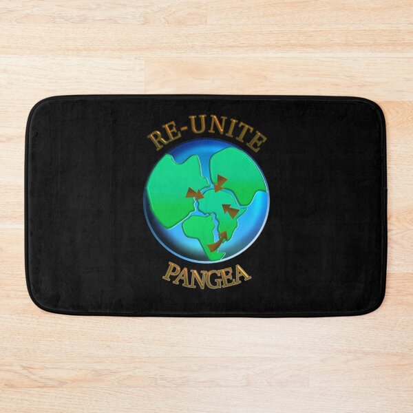 Item preview, Re-unite Pangea Funny Geological World Map designed and sold by kansaikate.