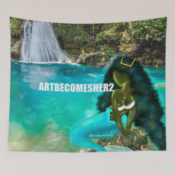 Item preview, Nubian Siren Blue designed and sold by ArtBecomesHer2.