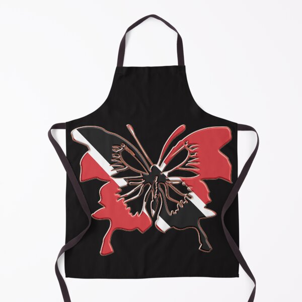 Item preview, TRINIDAD AND TOBAGO FLAG AND BUTTERFLY SLIDE designed and sold by Ralek.