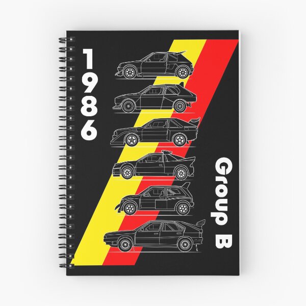 Item preview, Group B rallycars yellow and red designed and sold by purpletwinturbo.