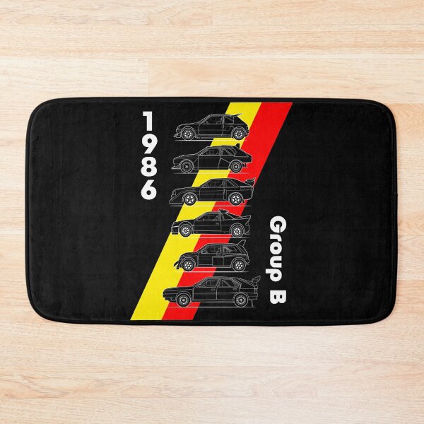 Item preview, Group B rallycars yellow and red designed and sold by purpletwinturbo.