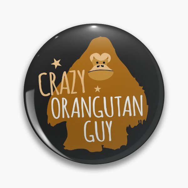 Item preview, Crazy Orangutan guy  designed and sold by jazzydevil.